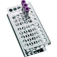 Portoirs en 'Z' en aluminium pour tubes