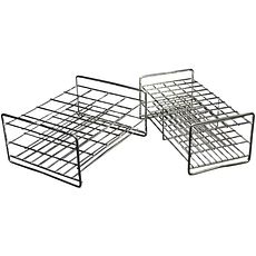 Portoirs pour tubes en fil d'acier inox