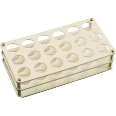 Portoir en polypropylène pour 18 tubes