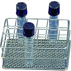 Portoirs en acier inoxydable pour tubes Ø 16 à 18 mm