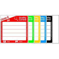 Etiquettes validation de prélèvement Close-it®