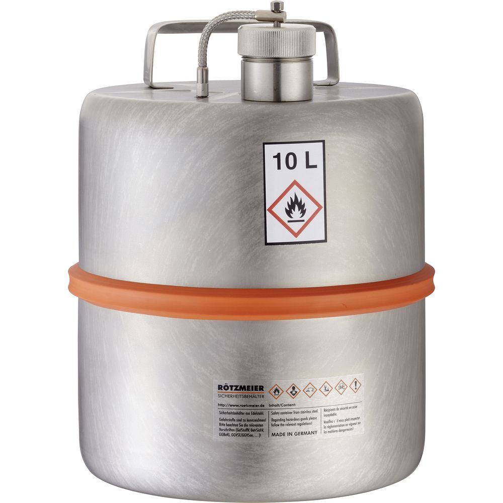 Fûts de stockage de sécurité en inox