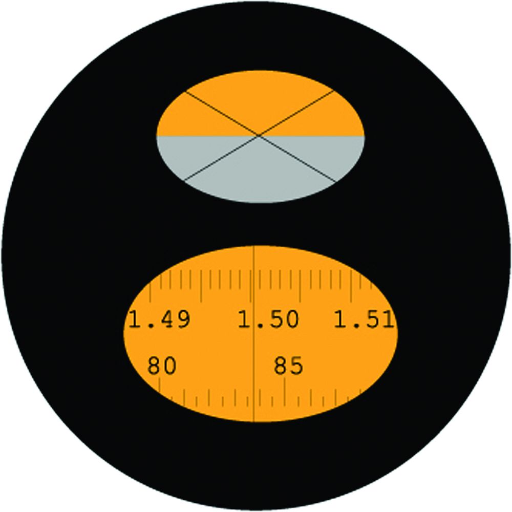 Réfractomètre d'Abbe haut indice de réfraction