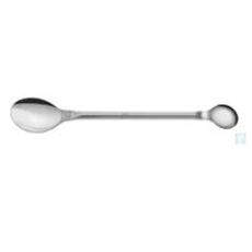 Cuillère chimique double acier inox 210 mm
