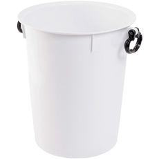 Poubelle ronde en HDPE avec poignées mobiles 50 litres