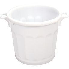 Poubelle ronde en HDPE avec poignées 75 litres