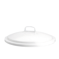 Poubelle ronde en HDPE avec poignées 75&nbsplitres