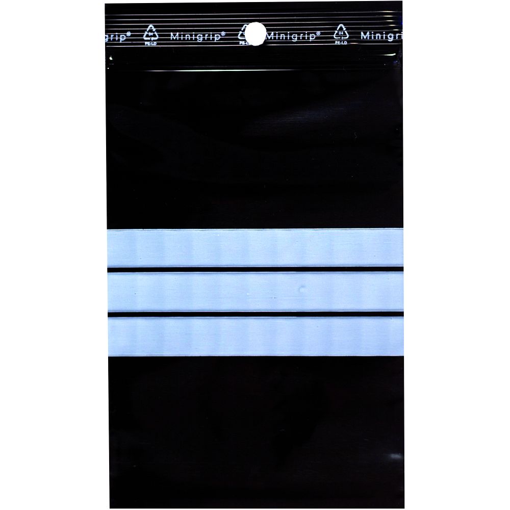Sachets Minigrip® zippés noirs opaques