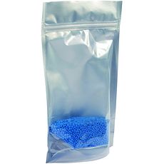 Sachets Doypack® zippés 1 face transparente PET Met / PET / PE