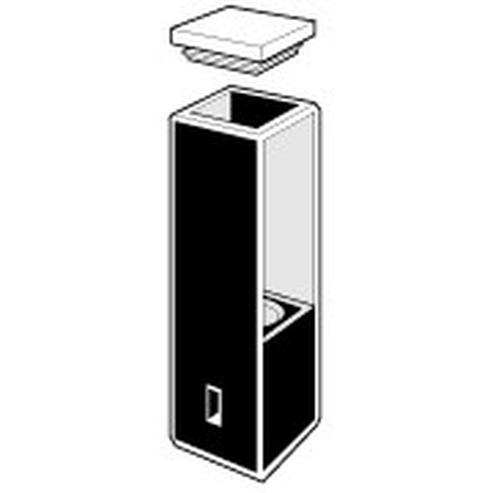 Cuves sub-micro rectangulaires avec couvercle en PTFE