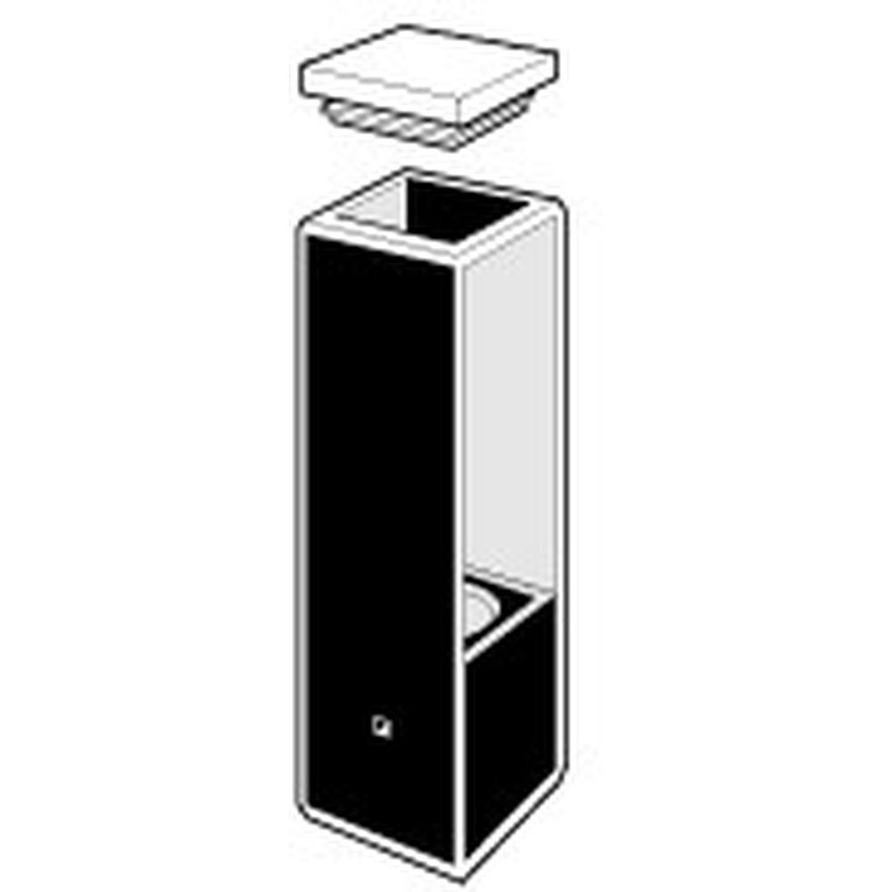 Cuves sub-micro rectangulaires avec couvercle en PTFE