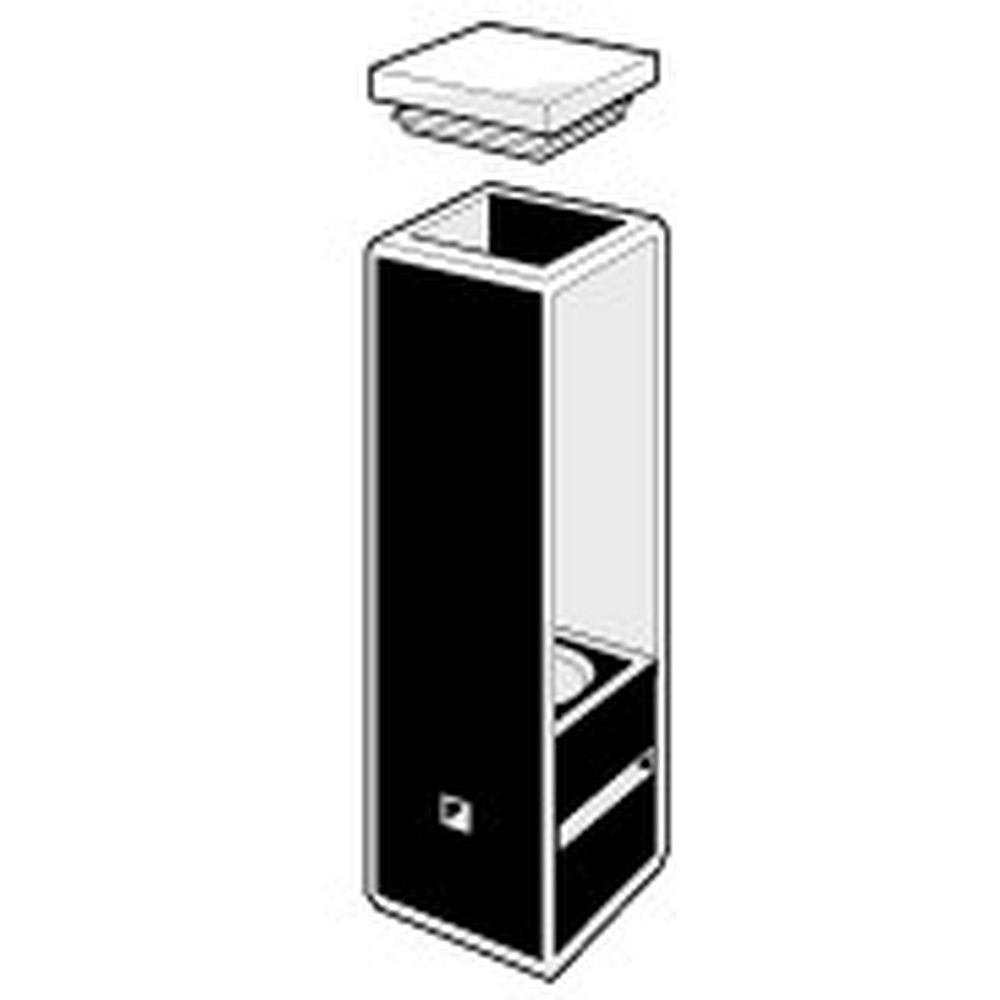 Cuves sub-micro rectangulaires avec couvercle en PTFE