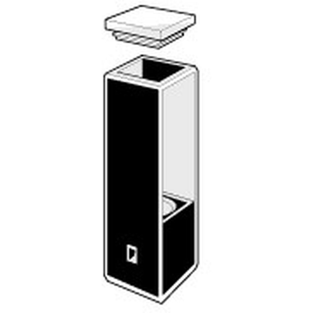 Cuves sub-micro rectangulaires avec couvercle en PTFE