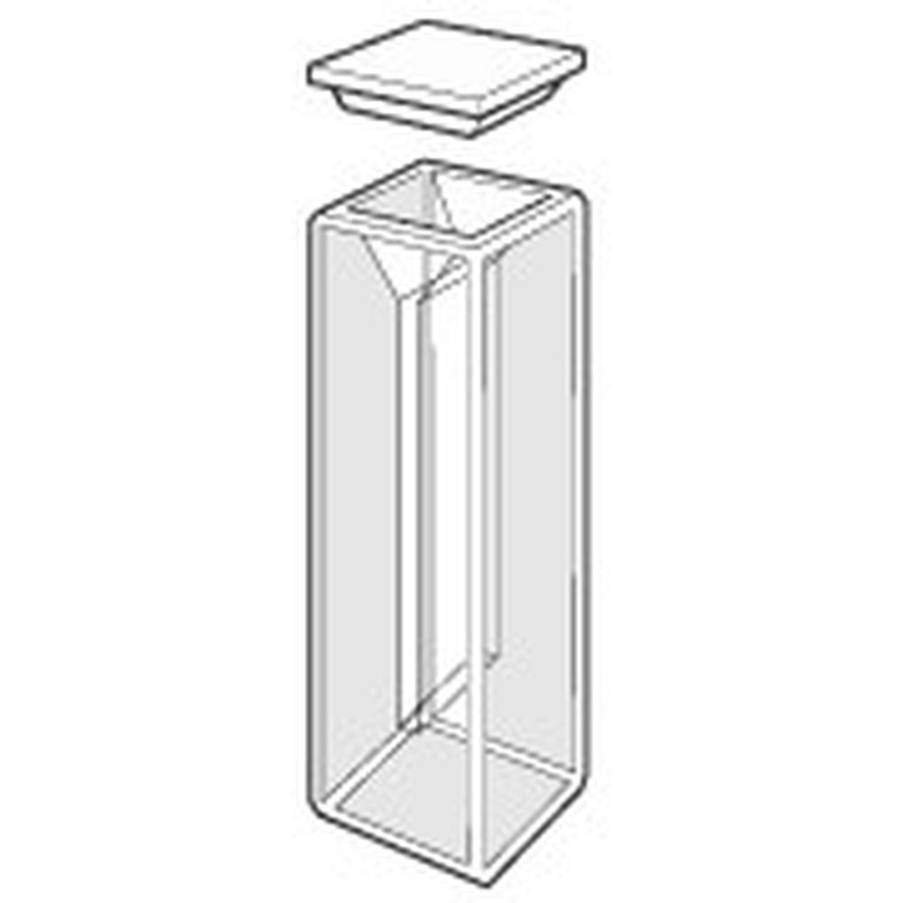 Cuves micro rectangulaires standard avec couvercle en PTFE