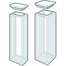 Cuves macro rectangulaires standard avec couvercle en PTFE