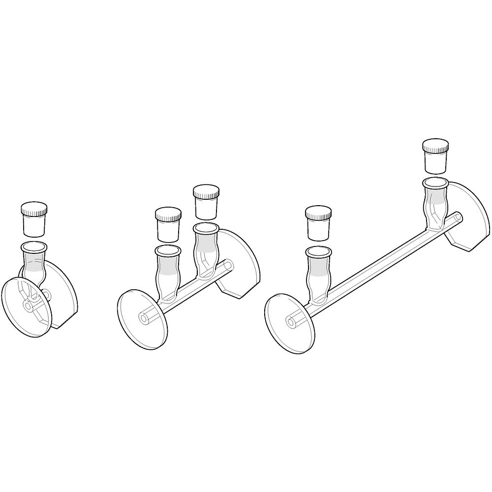 Cuves pour polarimètre avec bouchon