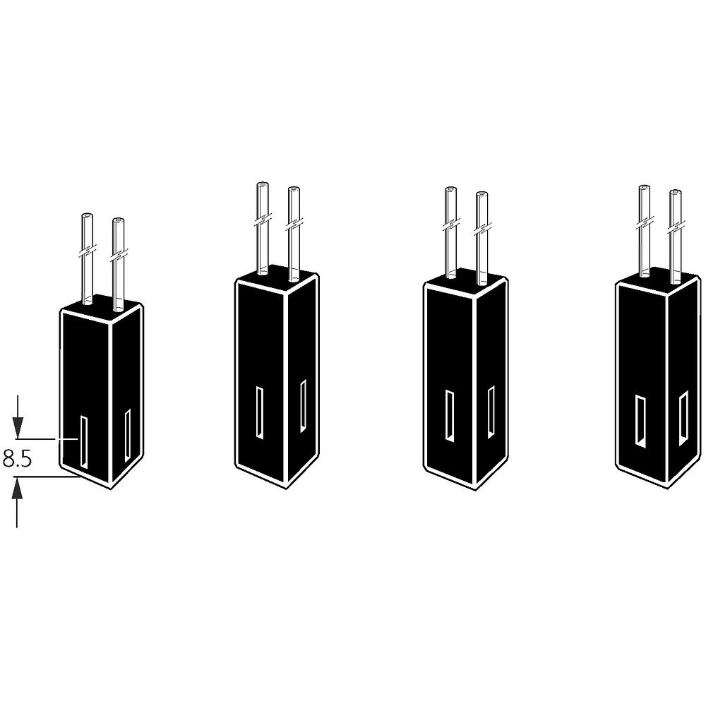 Cuves à circulation pour fluorimètre et HPLC raccords lisses en acier inox 100&nbspmm