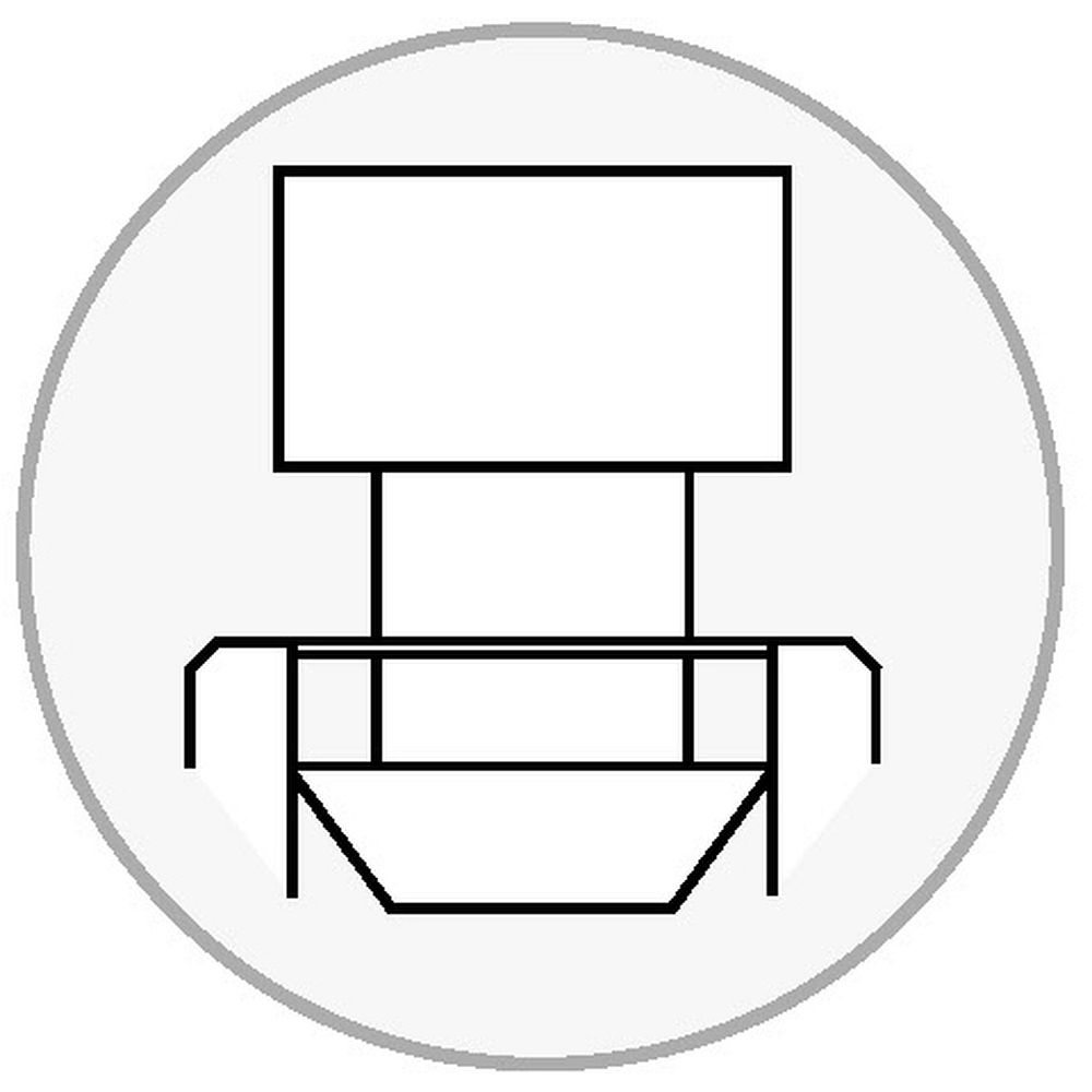 Cuves sub-micro rectangulaires avec bouchon à ailette, étanche, en polyéthylène