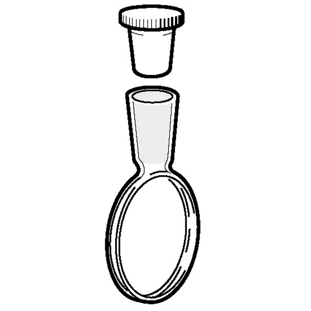 Cuves cylindriques standard avec un bouchon en PTFE