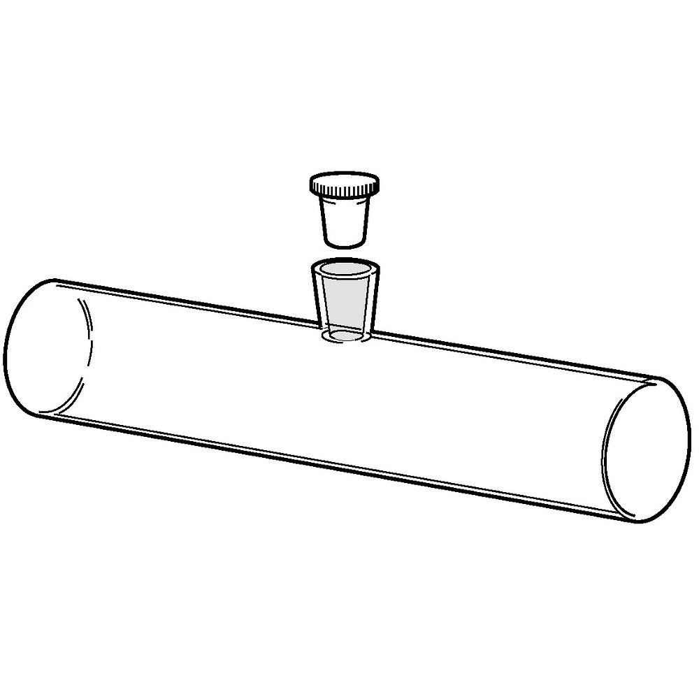 Cuves cylindriques standard avec un bouchon en PTFE
