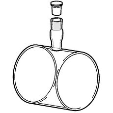 Cuves cylindriques large diamètre avec un bouchon en PTFE