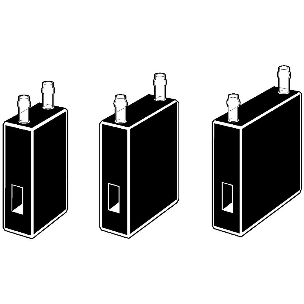 Cuves spectro rectangulaires à circulation continue avec raccords 10&nbspmm