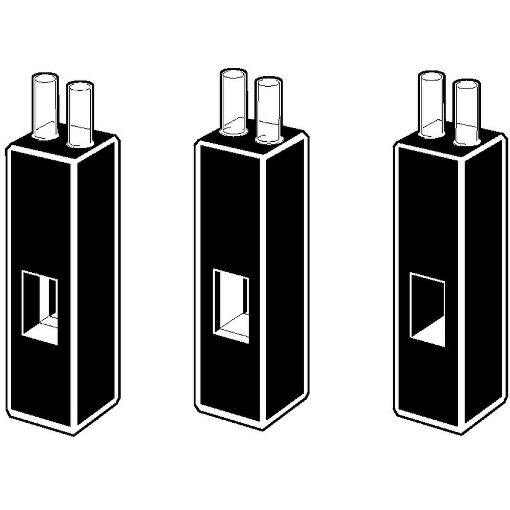 Cuves spectro rectangulaires à circulation continue avec raccords 10&nbspmm