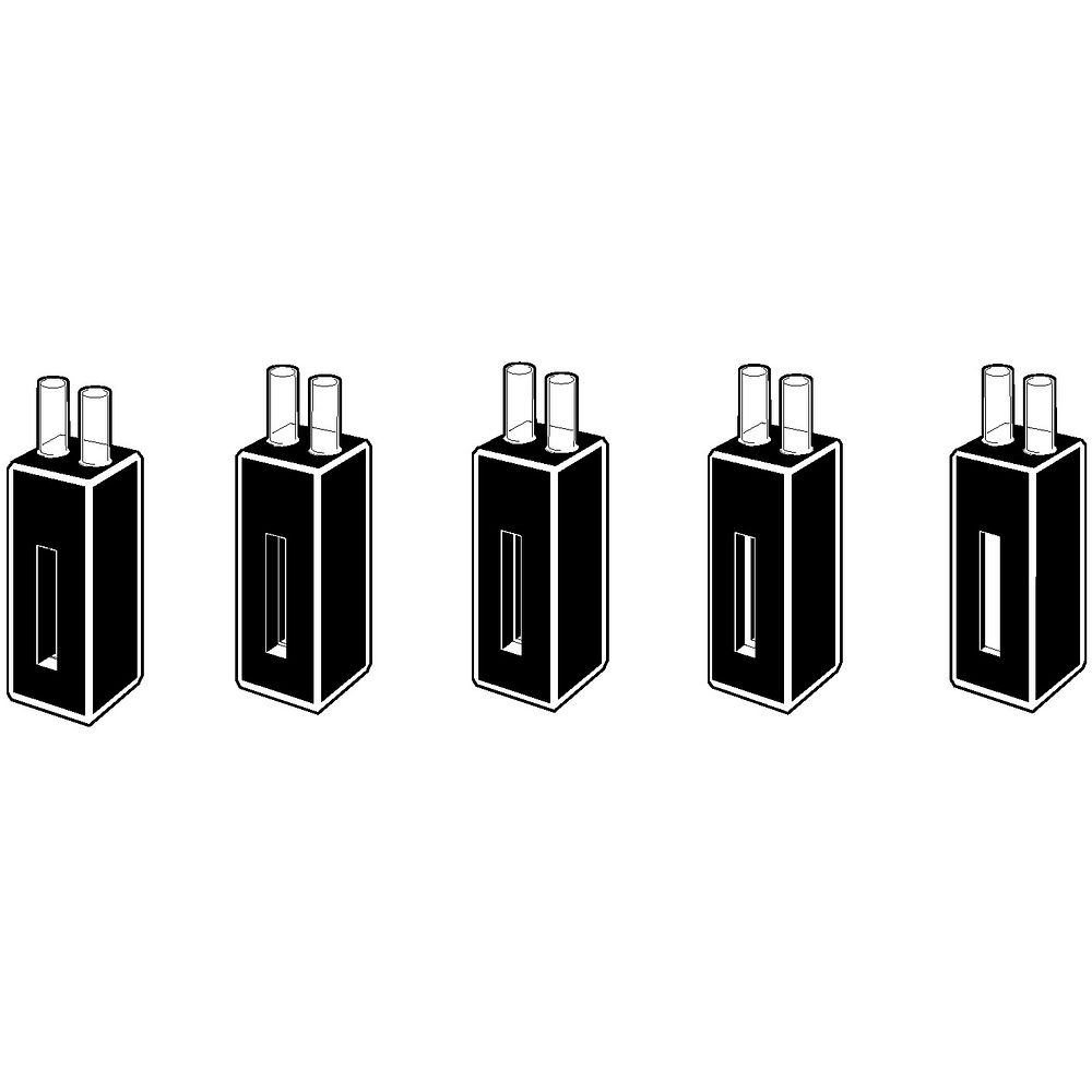Cuves spectro rectangulaires à circulation continue avec raccords 10&nbspmm