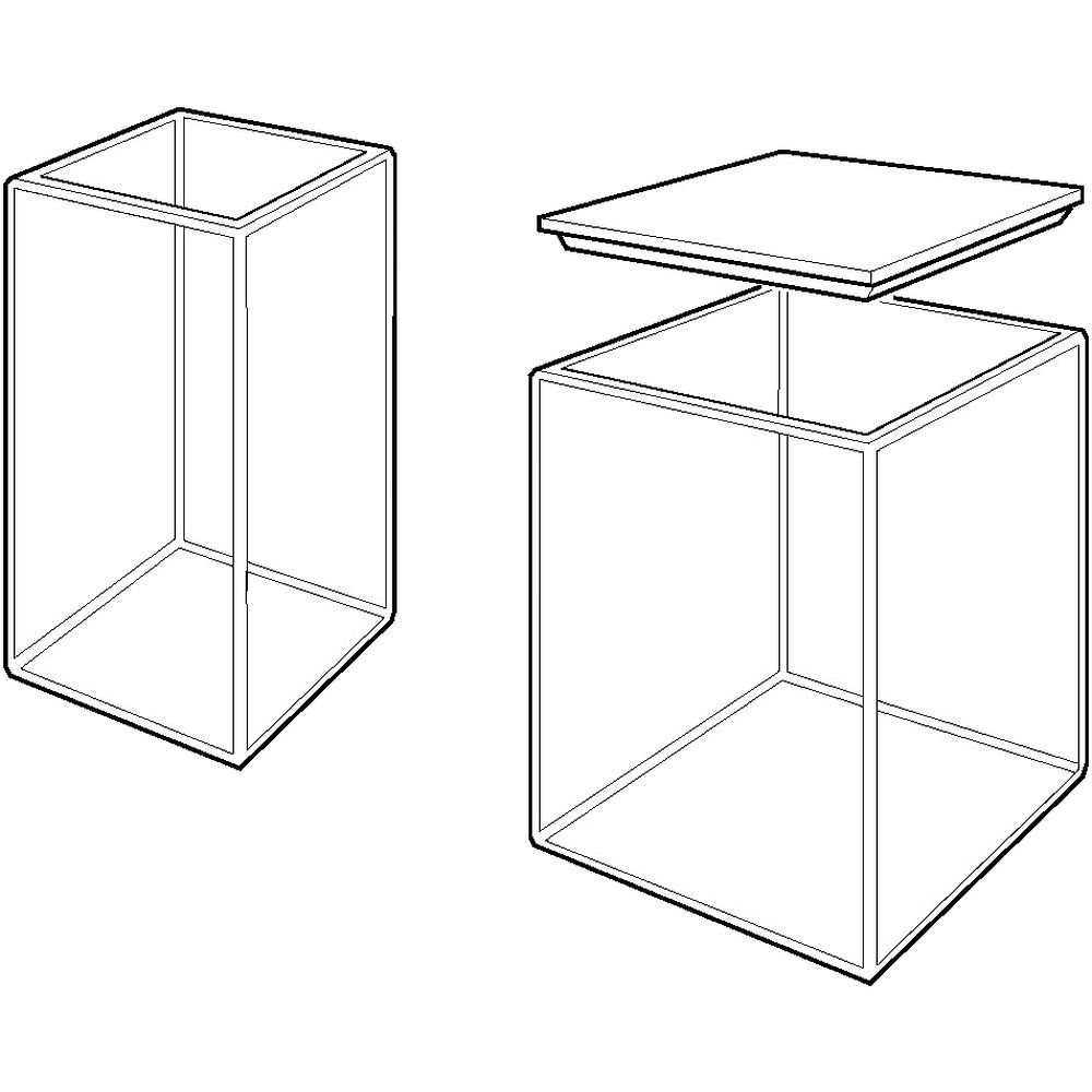 Cuves macro rectangulaires pour fluorimètre avec couvercle en PTFE