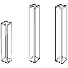 Cuves spectro micro ouvertes pour fluorimètre, utilisation avec adaptateurs FCA