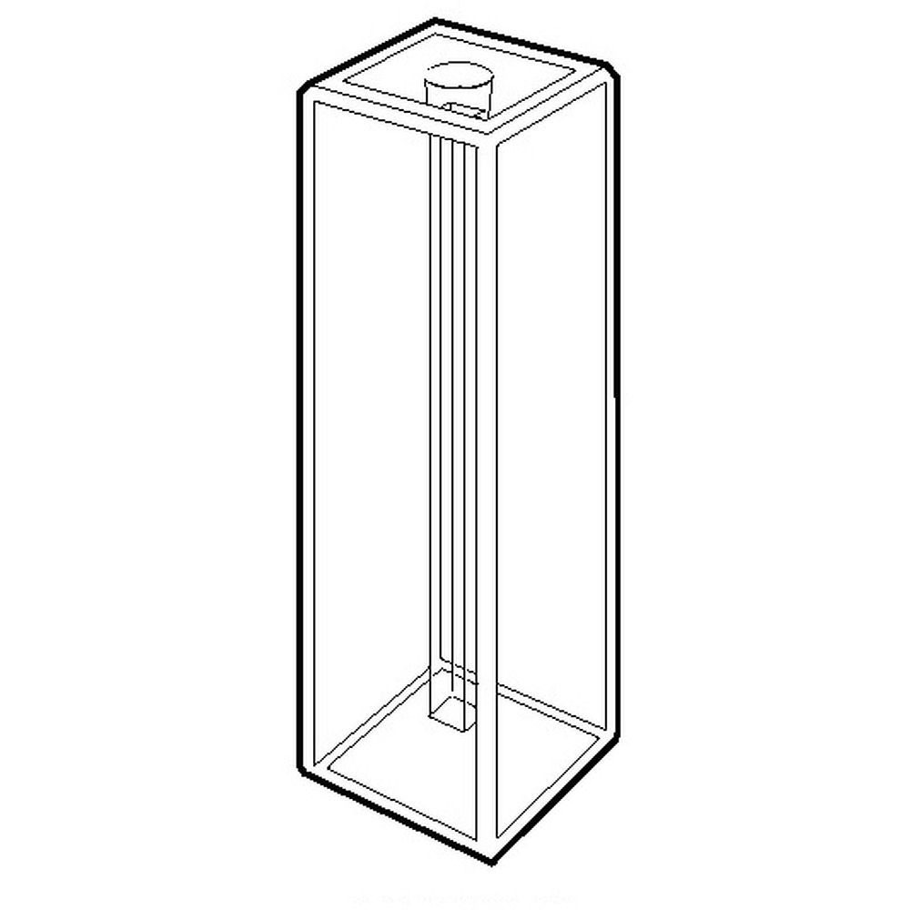 Cuves spectro micro ouvertes pour fluorimètre