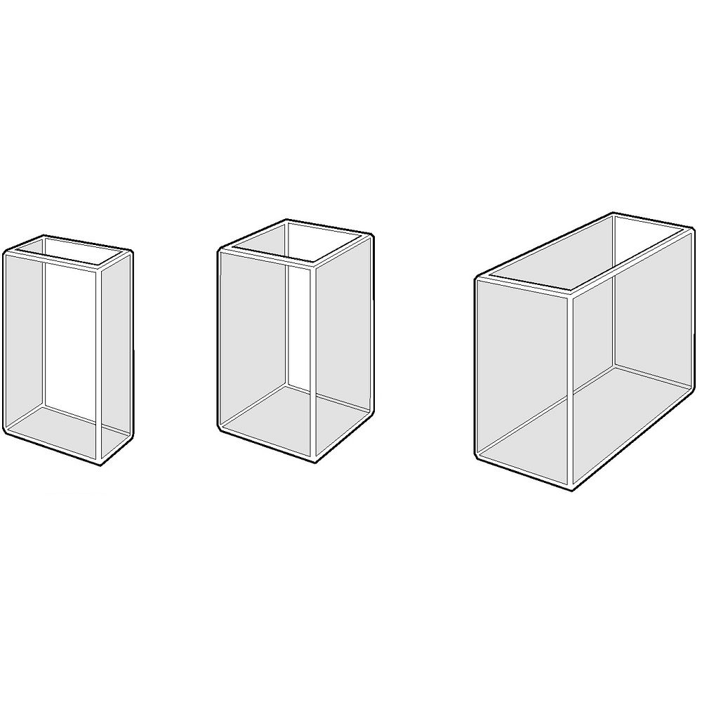 Cuves pour mesure d'absorbance et colorimètre