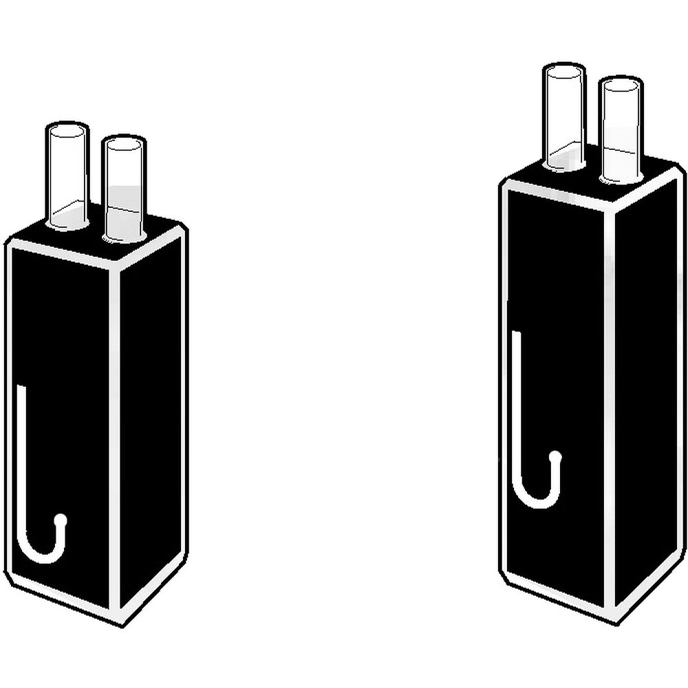 Cuves spectro à circulation continue, fenêtre ronde Ø1-1,5&nbspmm, raccord 10&nbspmm