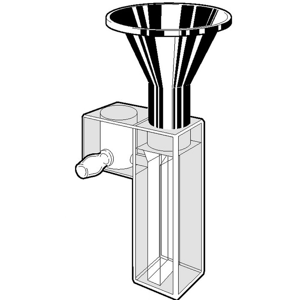 Cuves spectro avec aspiration sous vide micro et semi-micro