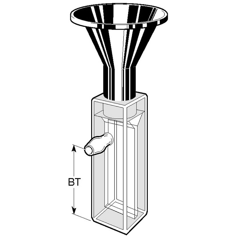 Cuves spectro avec aspiration micro et semi-micro