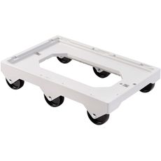 Socle rouleur 6 roues axe acier