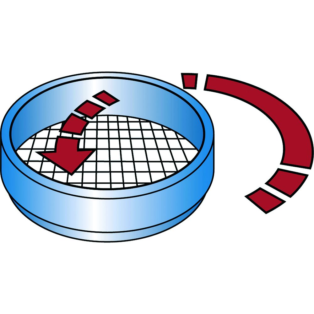 Tamisage horizontal circulaire