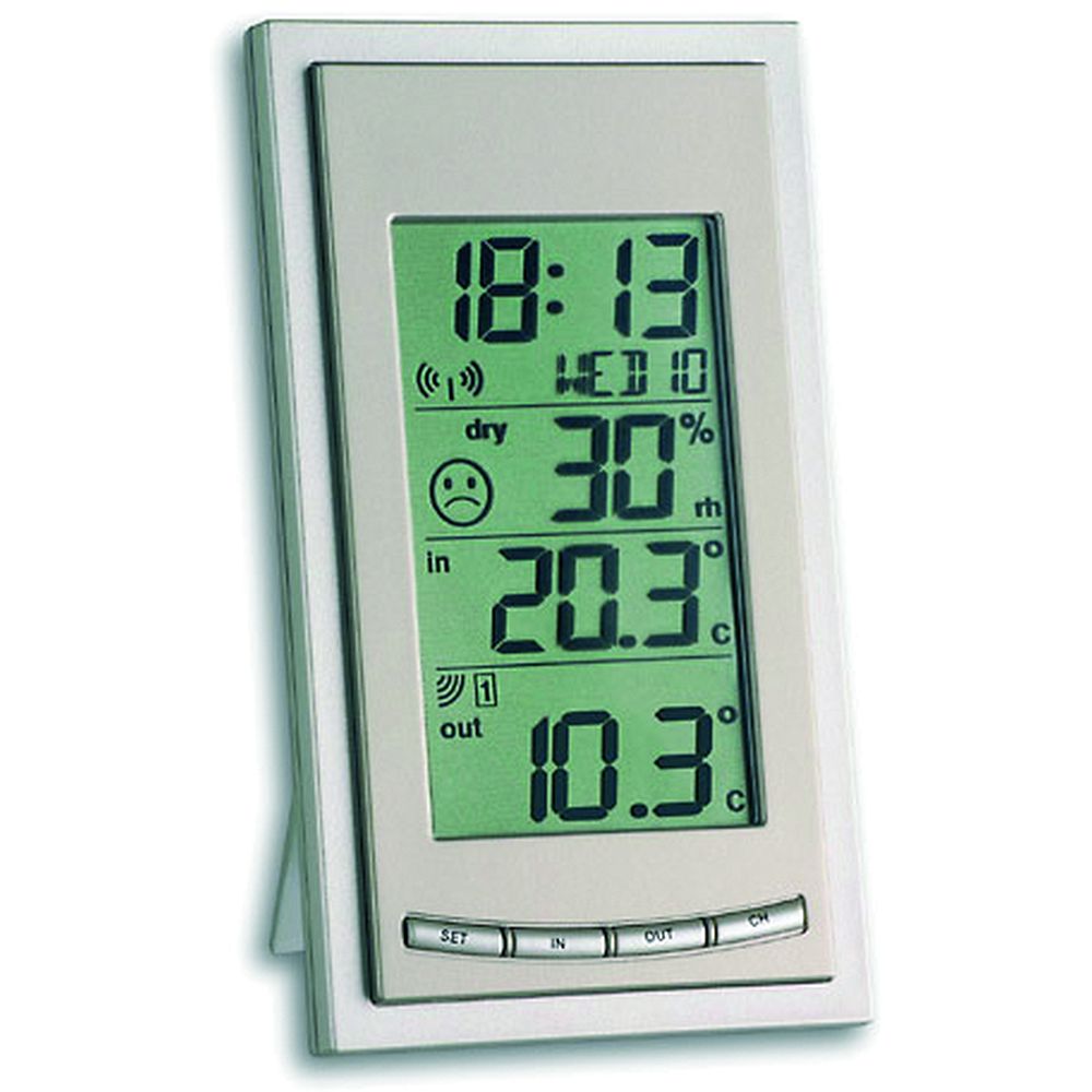 Thermo-hygromètre 4 canaux de température et 1 canal humidité