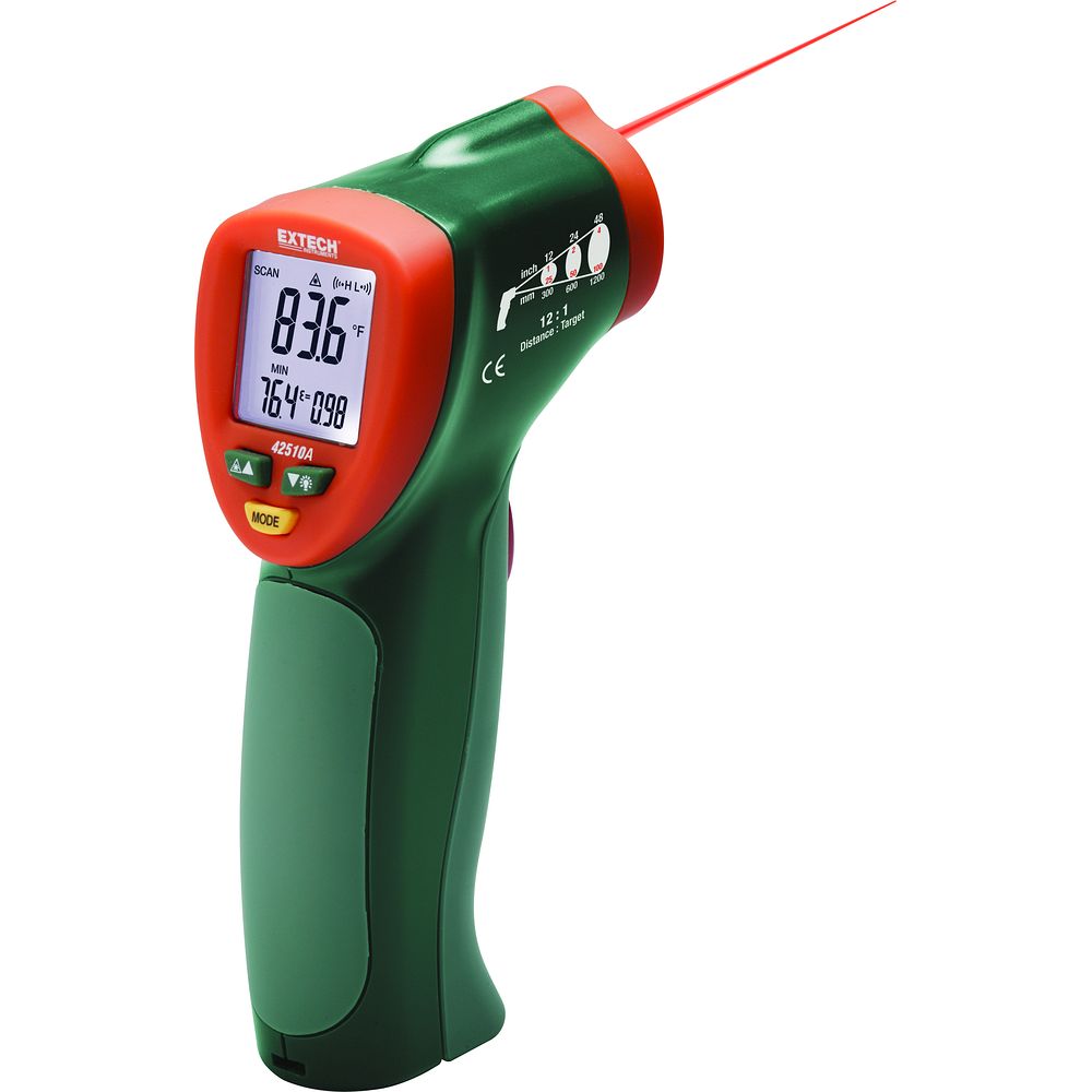 Thermomètre IR +650°C haute précision