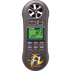 Thermo-anémo-hygro-lux-mètre de poche