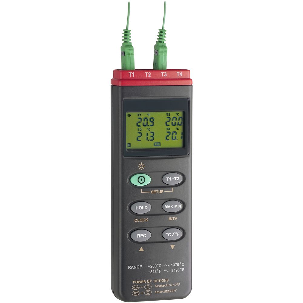 Thermomètres 2&nbspet 4&nbspcanaux thermocouple type K