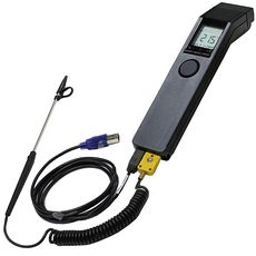 Thermomètre IR HACCP avec thermocouple type K
