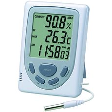 Thermomètre hygromètre luxe à sonde externe