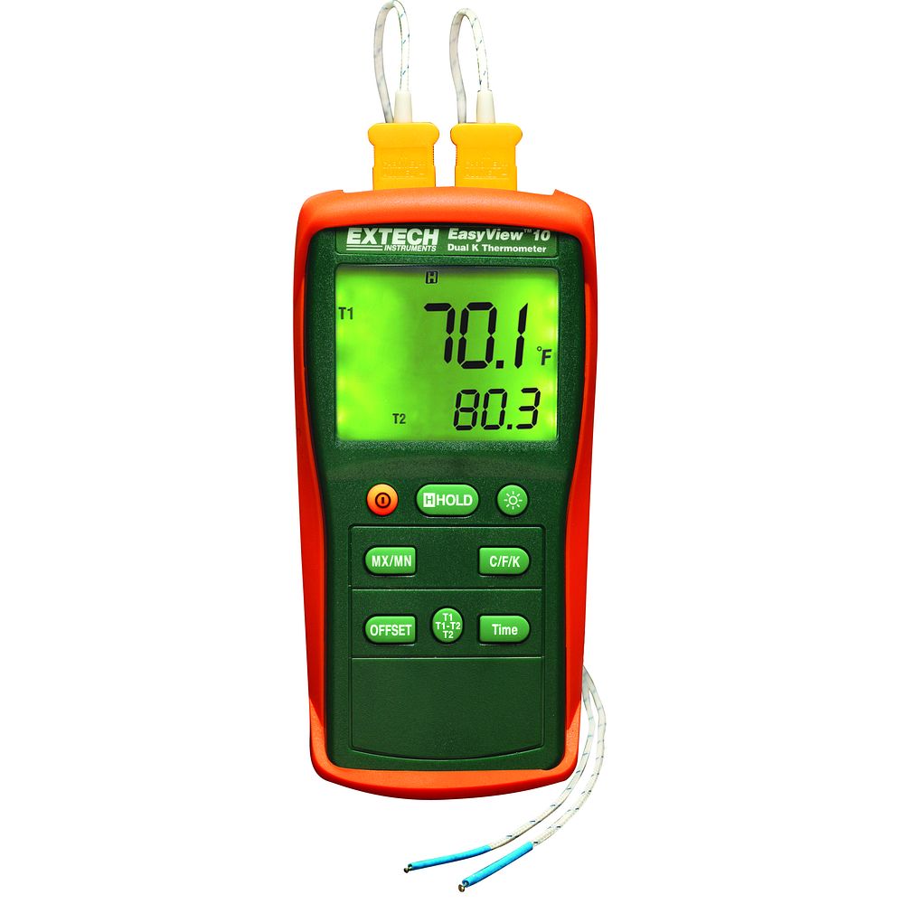 Thermomètre EasyView® 2&nbspcapteurs thermocouple type K