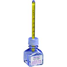 Thermomètres en flacon en verre