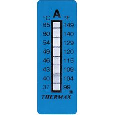 Rubans thermomètres adhésifs verticaux 5 à 9 températures