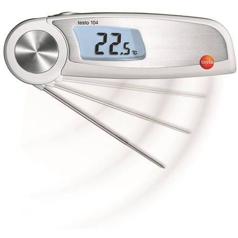 TESTO 104 - Thermomètre de pénétration HACCP étanche sonde repliable