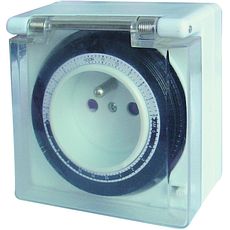 Prise programmable compacte 24 heures