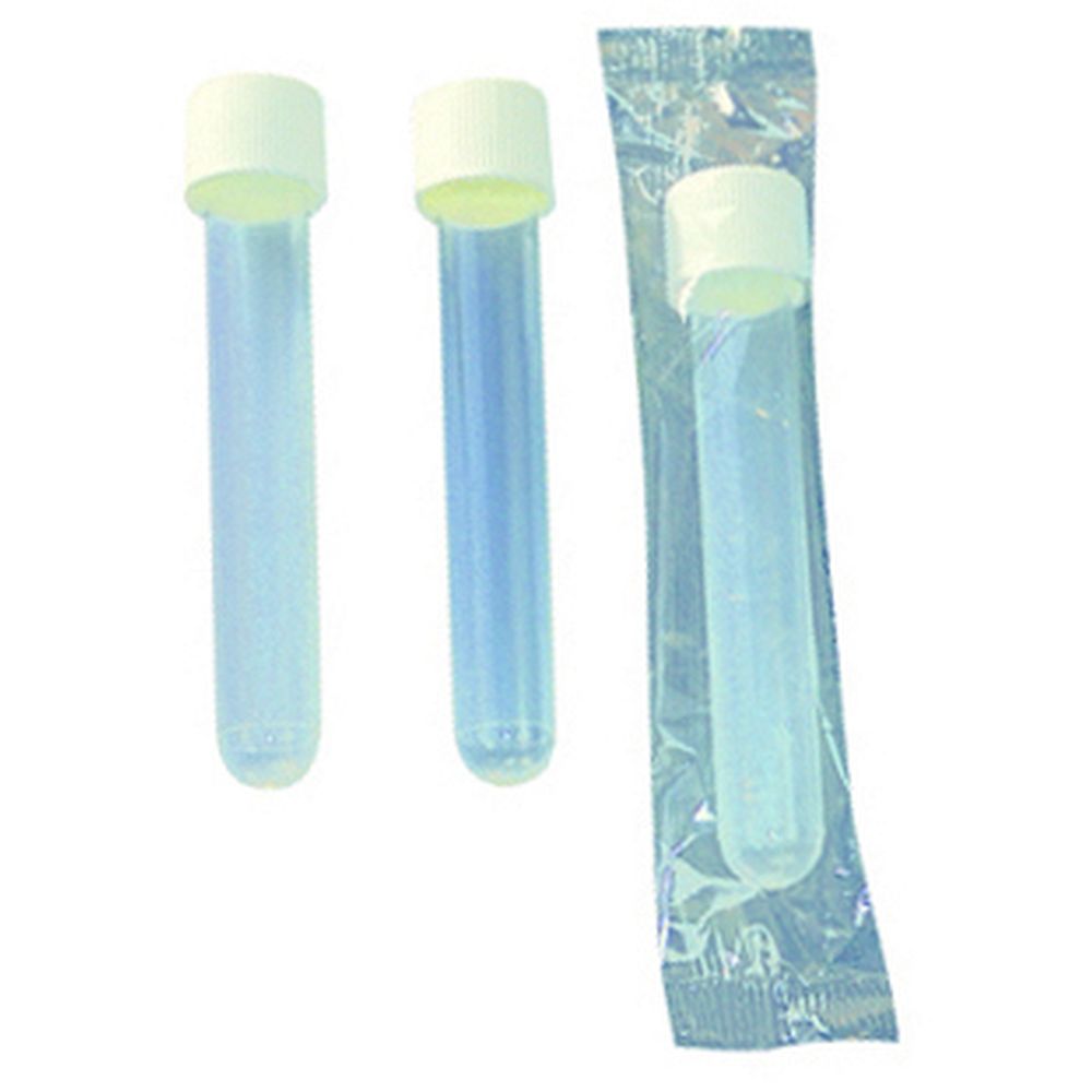 Tubes à fond rond à capuchons vissants en polypropylène