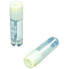 Cryotubes stériles à filetage externe avec code barre et zone de marquage